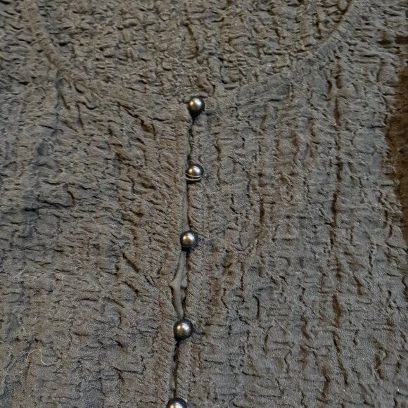 By Anthropologie Smocked Cardigan Top NWT - Picture 7 of 7